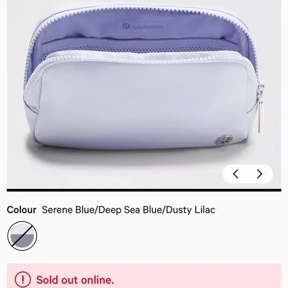 Lululemon serene blue/dusty lilac - Picture 5 of 5